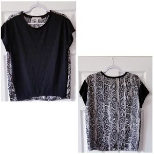 🍁 French Laundry Snake Skin Top